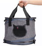 Foldable Pet Carrier Bag for Dogs and Cats with Skylight Design | Lightweight, Washable Travel Solution for Road Trips and Outdoor Adventures