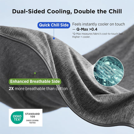 Cozy Comfort | Summer Cooling Blanket for Hot Sleepers with Bamboo Rayon | Lightweight Throw for Travel and Outdoor Use