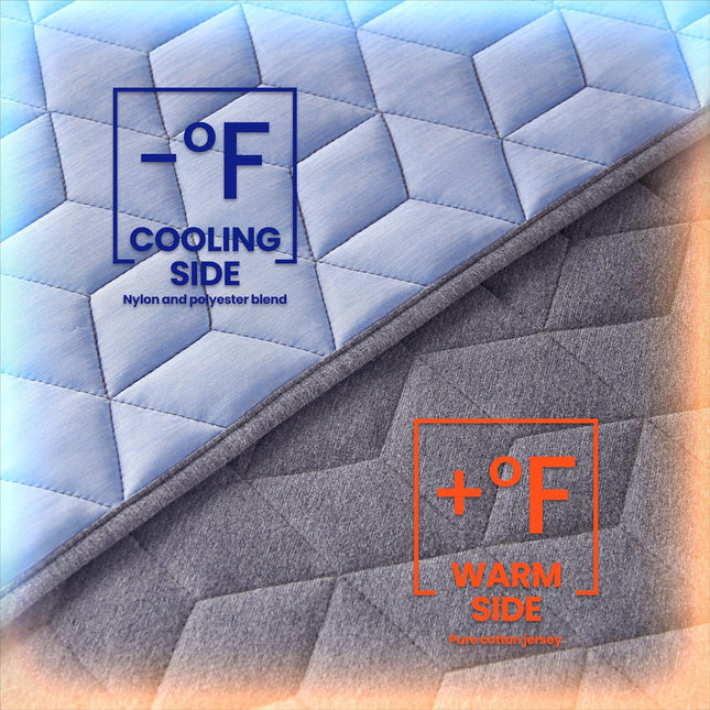 Vepine Cooling Blanket | Lightweight Dual-Sided Design for Hot Sleepers - Cozy Summer Throw for Comfort and Breathability