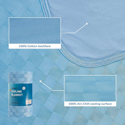 ChillEase | Cooling Blanket for Hot Sleepers with Arc-Chill Technology | Soft & Breathable for Year-Round Comfort