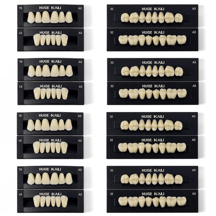 Vepine Dental Acrylic Resin Teeth | 112 Pcs Denture Set with Realistic A2 Shade | Perfect for Halloween & Daily