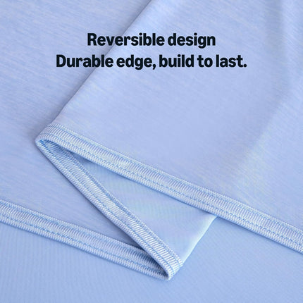 Cooling Comfort | Reversible Lightweight Blanket for Hot Sleepers | Soft Thin Throw for Bed & Couch