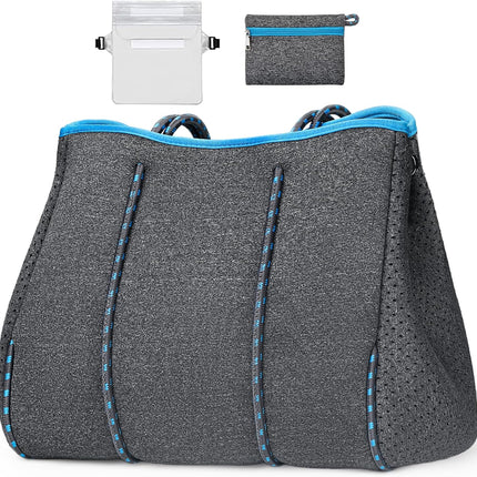 Vepine beach Tote Bag | Large Beach Bag with Inner Pocket for Easy Organization