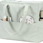 Sage Green White Stripe 1