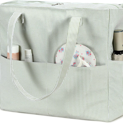 Ocean Breeze | Large Waterproof Beach Tote Bag with Wet Compartment | Stylish & Versatile for Pool, Travel, or Gym