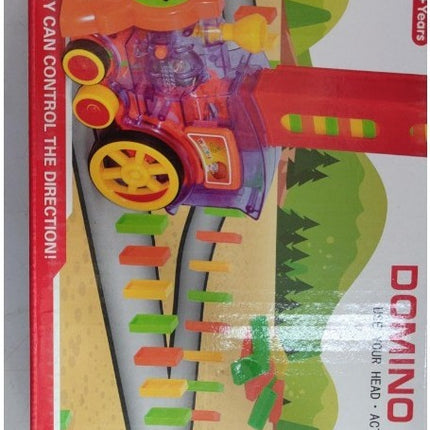 Automatic Domino Train Toy with Interactive Steering | Fun Learning Tool for Kids' Coordination and Creativity