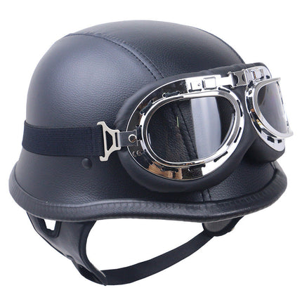 Biker Helmet, Lightweight Motorcycle Helmet with Padded Interior