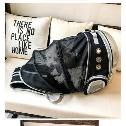 Portable Pet Backpack Carrier Bubble with Transparent Window | Lightweight Design for 360-Degree Sightseeing