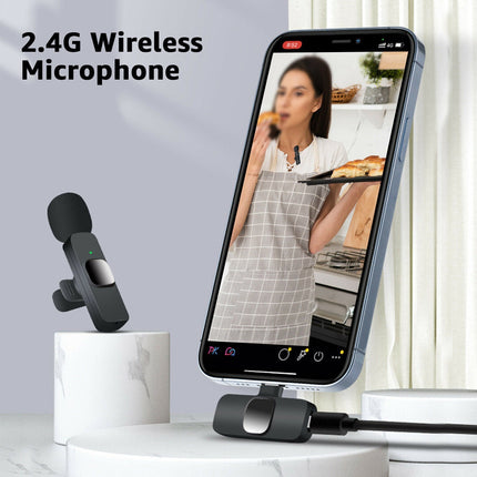 Ultra-Low Latency Wireless Microphone with Intelligent Noise Reduction | Easy Plug-and-Play for Live Broadcasts and Interviews