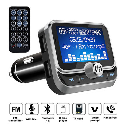 Car MP3 Player with LCD Display & Dual USB Ports | Stream Music & Charge Devices on the Go