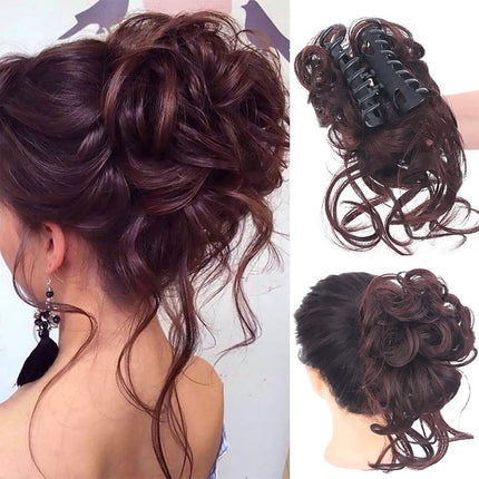 Curly Hair Bun Scrunchie, Hair Volumizer for Top Knot Bun and Updo – image 6