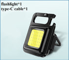 Mini Portable Flashlight with 3 Lighting Modes & USB Rechargeable | Compact LED Light for Emergencies and Outdoor Use
