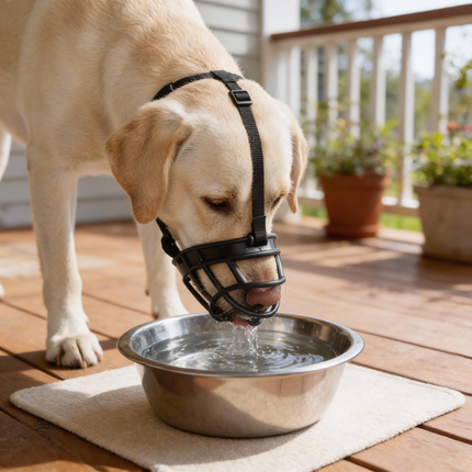 Dog Muzzle for Small and Large Dogs, Adjustable Dog Training Muzzle