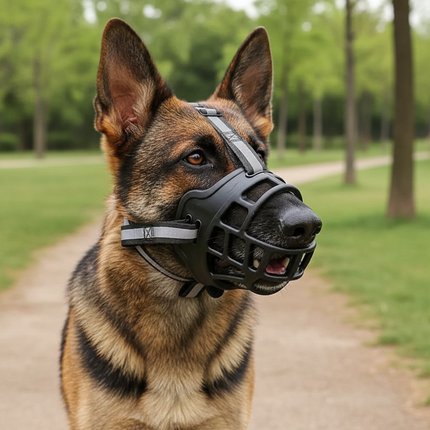 Dog Muzzle for Small and Large Dogs, Adjustable Dog Training Muzzle – image 7