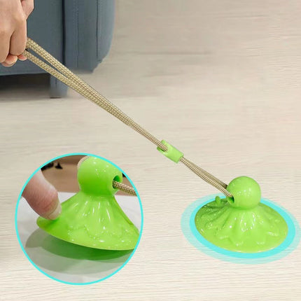 Interactive Suction Cup Dog Toy with Corn Ball Chew Design | Engaging Dental Health Toy for Active Dogs