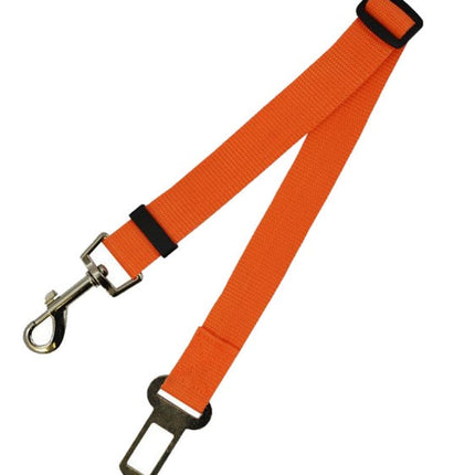 Durable Polyester Dog Leash with Fixed Strap for Safety | Adjustable Length for Comfortable Car Rides