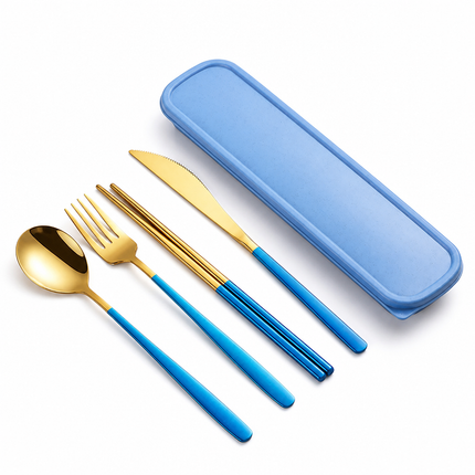 Portable Flatware Set, Eco Friendly Cutlery Set in 12 Color Options – image 12