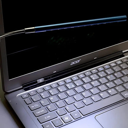 LED Keyboard Light with Adjustable Positioning | Portable Illumination for Late-Night Work and Reading