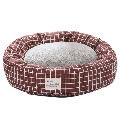 Cozy Cat Dog House Nest with Soft Cloth Material | Compact Design for Small to Medium Pets