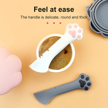 Multifunction Pet Canned Spoon & Jar Opener with Unique Design | Easy Feeding for Maximum Food Retrieval