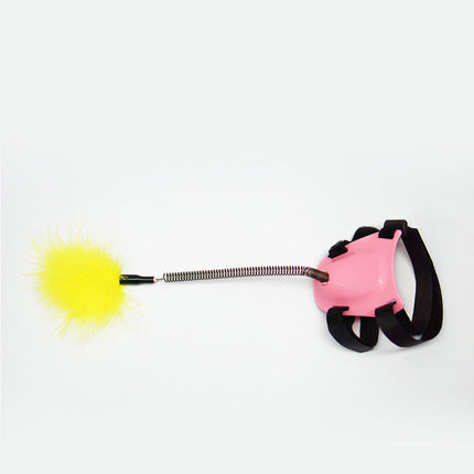 Funny Cat Stick with Strong Feathers | Multi-Functional Toy for Cat Anxiety Relief and Playtime Fun