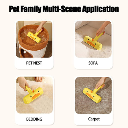Reusable Pet Hair Remover for Furniture with Two-Way Design | Effortless Fur Cleaning for Home and Car