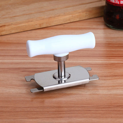 Stainless Steel Adjustable Bottle Opener with Ergonomic Handle | Versatile Tool for Effortless Cap Opening