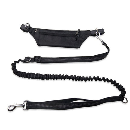 Hands-Free Dog Leash with Elastic Design & Waist Belt | Comfortable Running for Active Dog Owners