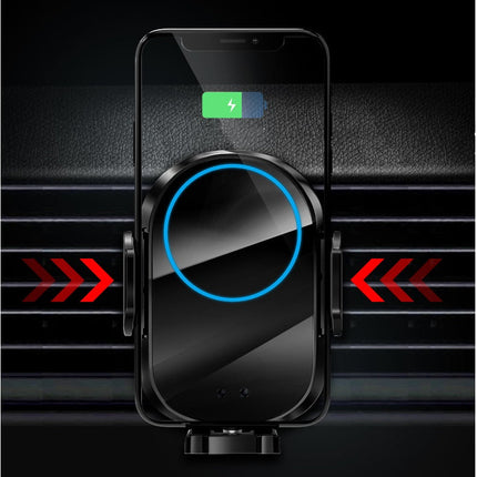 Fast Charging Wireless Car Phone Holder with Snap-In Design | Universal Charger for Navigation and Easy Access