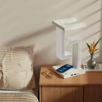 Wireless Charging Balance Lamp with Magnetic Suspension | Eye Protection Lighting for Modern Home and Office
