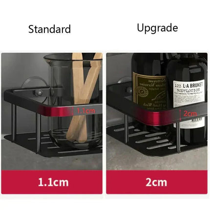 Bathroom Shelf No Drill, Adhesive Shower Caddy – image 4