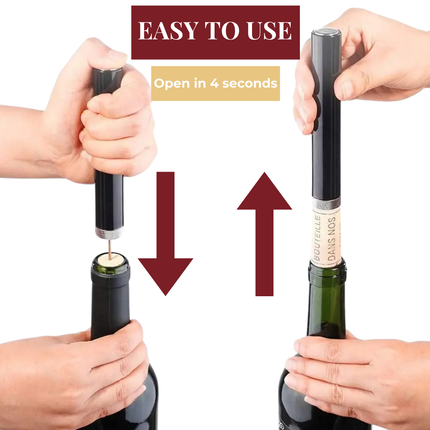 Wine Bottle Opener, Air Pressure Wine Opener
