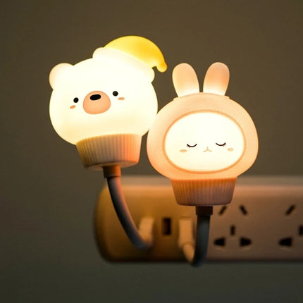 Adorable Animal Night Light with Warm Glow | Cute USB Lamp for Cozy Bedrooms and Nurseries