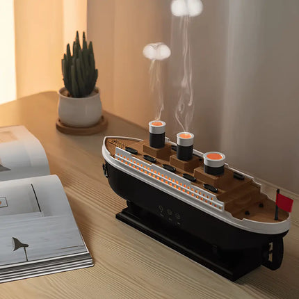 Titanic Humidifier with Ultrasonic Technology & Remote Control | Elegant Air Quality Booster for Health and Relaxation
