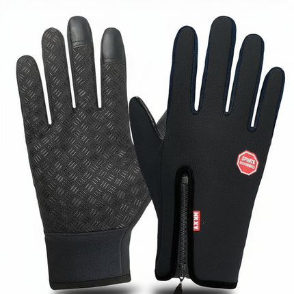 Waterproof Winter Gloves with Touchscreen Fingertips, Snow Gloves for Cold Weather, Warm Gloves with Anti Slip Grip
