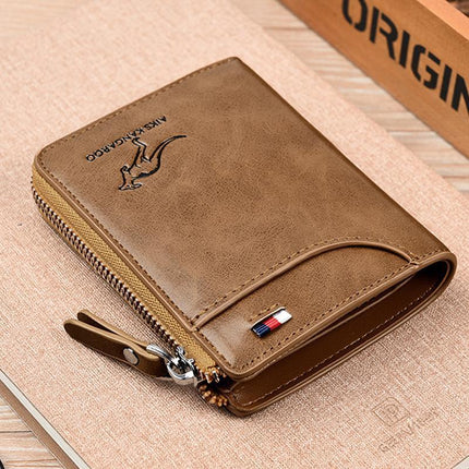 Mens Wallet with Zipper and 14 Card Slots – image 16