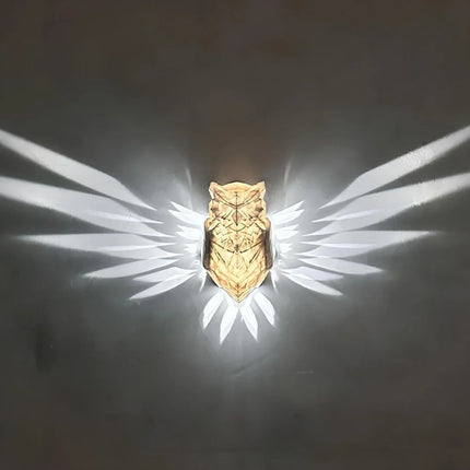 Luminous Wings Wall Light with Unique Eagle & Owl Design | Breathtaking Projection for Enchanting Home Decor
