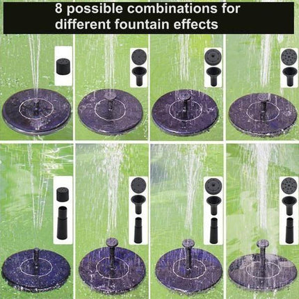Solar Bird Bath Fountain, Floating Solar Outdoor Fountain for Garden and Pond – image 7