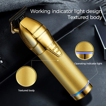 Barber Trimmer Cordless, Hair Trimmer with Zero Gap T Blade for Edge Ups – image 11