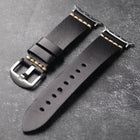 Apple Watch Bands, Leather Apple Watch Band for Women and Men, Full Grain Leather iWatch Band with Steel Buckle