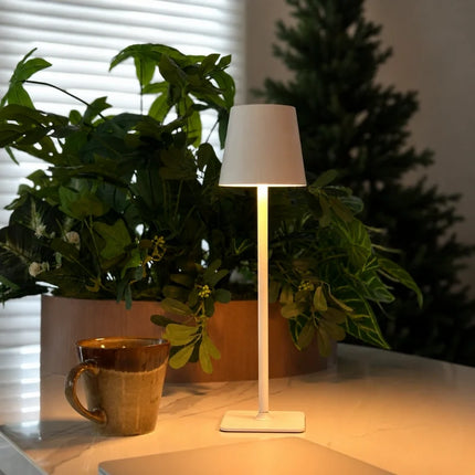 Dimmable Tall Cordless Table Lamp with Touch Control | Waterproof Design for Indoor and Outdoor Ambiance