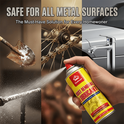 Rust Remover Spray, 3 in 1 Multi Purpose Lubricant and Rust Inhibitor for Bolts and Hinges