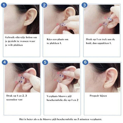 Invisible Face Tape 40 Pack, Clear Facial Lifting Tape for an Instant Lifted Look – image 9
