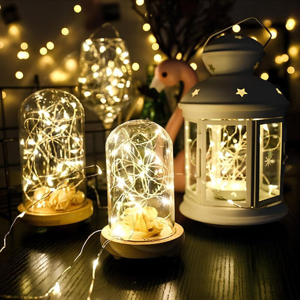 Solar String Fairy Lights with Waterproof Design | Eco-Friendly LED Decor for Garden and Patio Ambiance