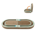 Folding Cat Scratcher with Ball for Interactive Play | Durable Eco-Friendly Design for Claw Grinding and Rest