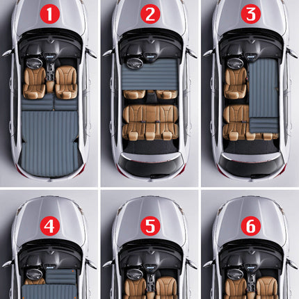 Inflatable Bed for Hatchback with Automatic Inflation | Universal Fit for Comfortable Travel Sleeping Space