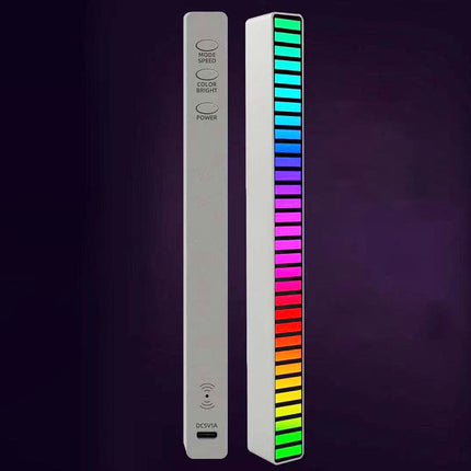 RGB Ambient Sound Control Light for Cars with High-Sensitivity Microphone | Voice-Activated Color Changing for Enhanced Interior Style