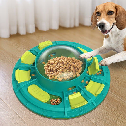 Interactive Pet Slow Feeding Puzzle Toy for IQ Improvement | Durable Plastic Feeding Solution for Healthy Eating Habits