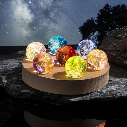 Galaxy Light with 7 Glass Orbs – image 4