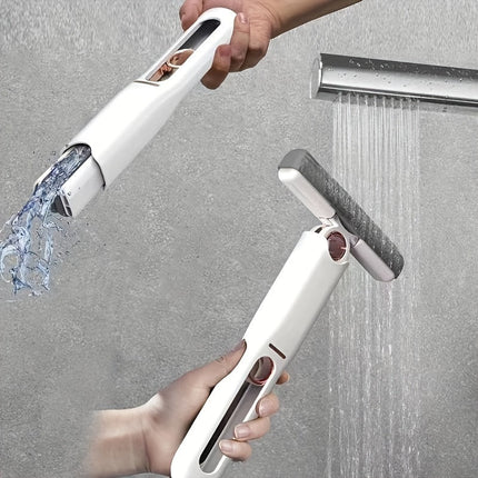 Portable Self-Squeeze Mini Mop with Biodegradable Cotton Head | Compact Cleaning Tool for Easy Home Maintenance